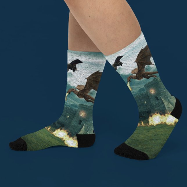 Drachenschloss Socken (Von Creator hochgeladen)