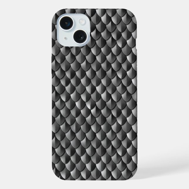 Drachenschuppen iPhone Hülle (Rückseite)