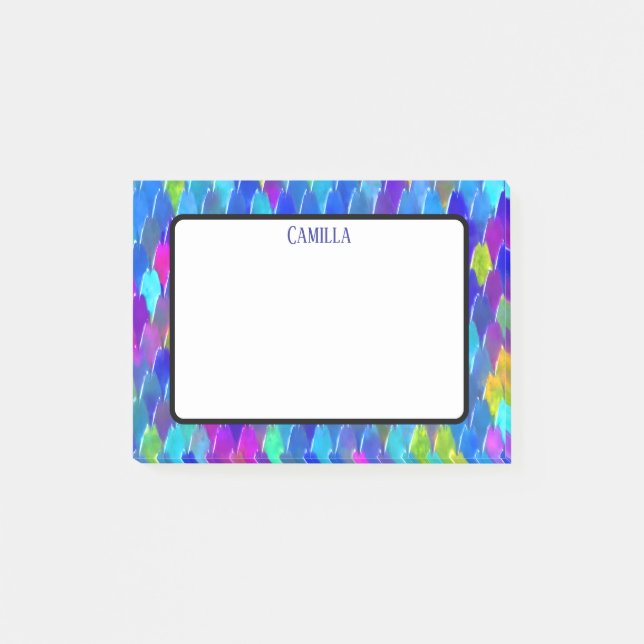 Drachenschuppen Post-it Klebezettel (Vorderseite)