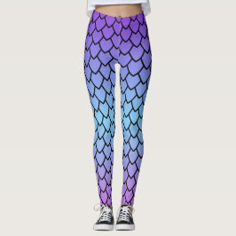 Drachenschuppenmuster Leggings