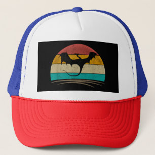Drachenshirt Retro Vintage Drache Mythisches Wesen Truckerkappe