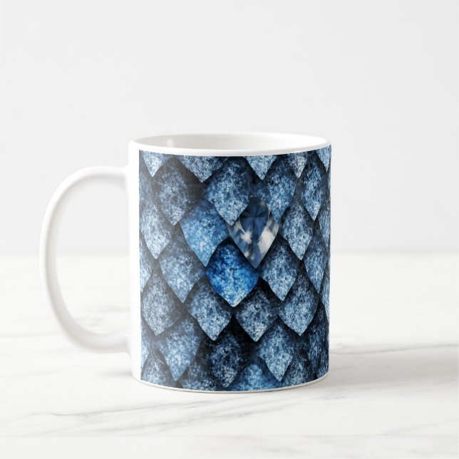 Drachenskala / Blausteine Kaffeetasse (Links)