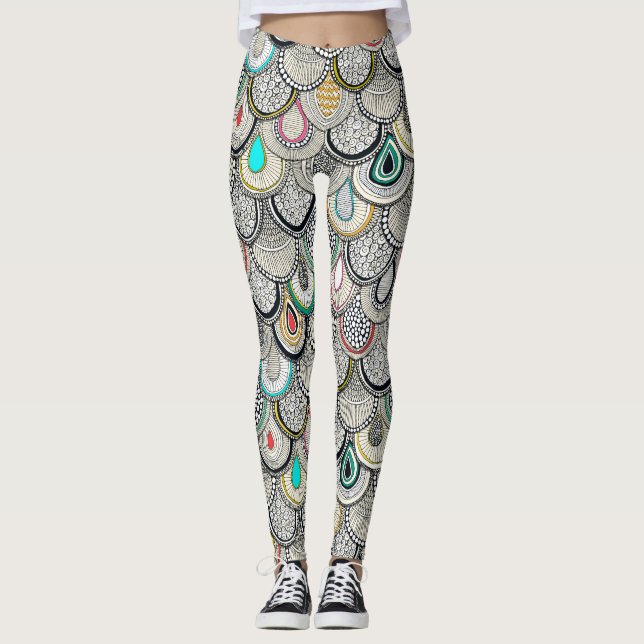 Drachenskala Leggings (Vorderseite)