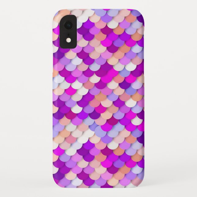 "Drachenskales" - lila. Case-Mate iPhone Hülle (Rückseite)