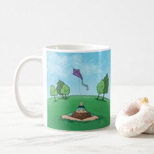 Drachenspielendes Design Kaffeetasse