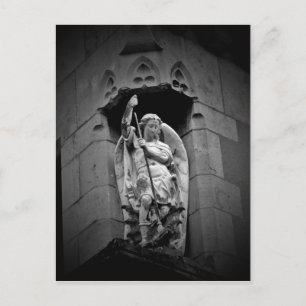 Drachenstatue Angel Postkarte