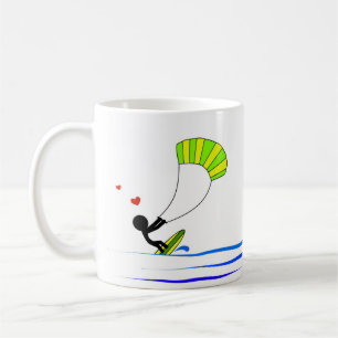 Drachensurfen Kaffeetasse