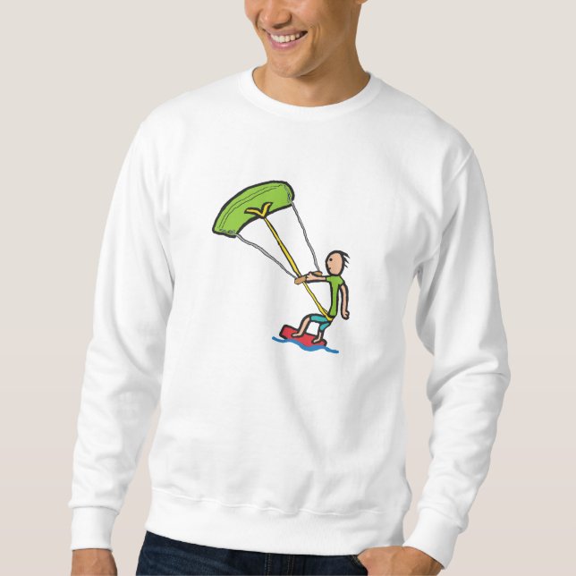 Drachensurfen Sweatshirt (Vorderseite)