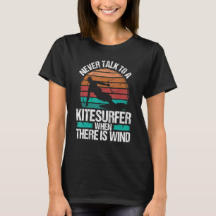 Drachensurfen Vintage Kitesurfen Retro Kiteboarder T-Shirt