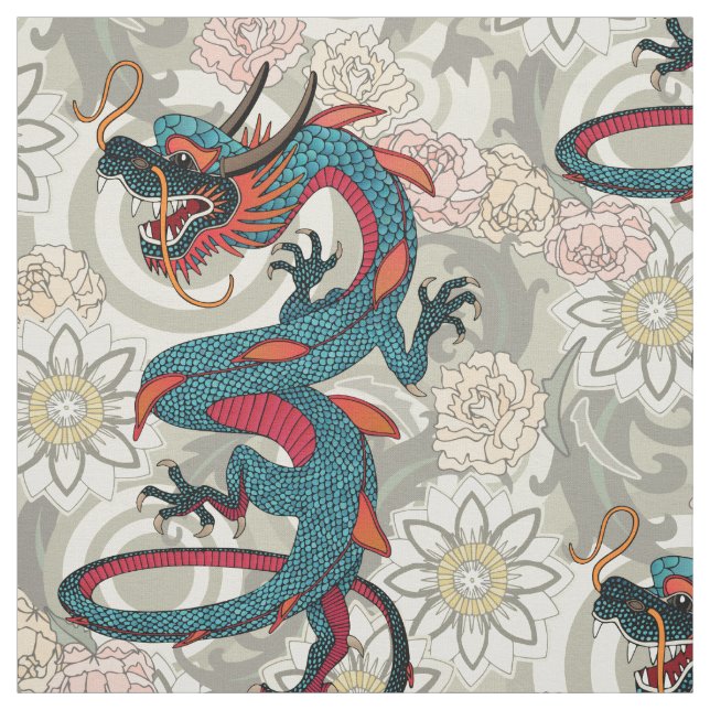 Drachentattoo hell stoff (Muster)