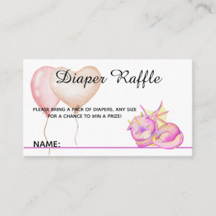 Drachenträume stummen - Babydusche Begleitkarte