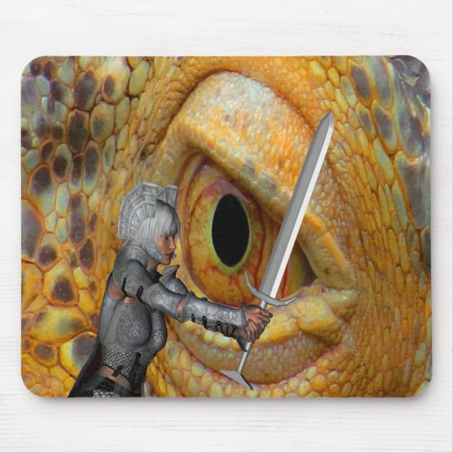 Drachenvolksage Mousepad (Vorne)