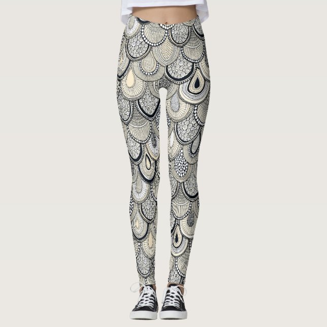 Drachenwaage Leggings (Vorderseite)