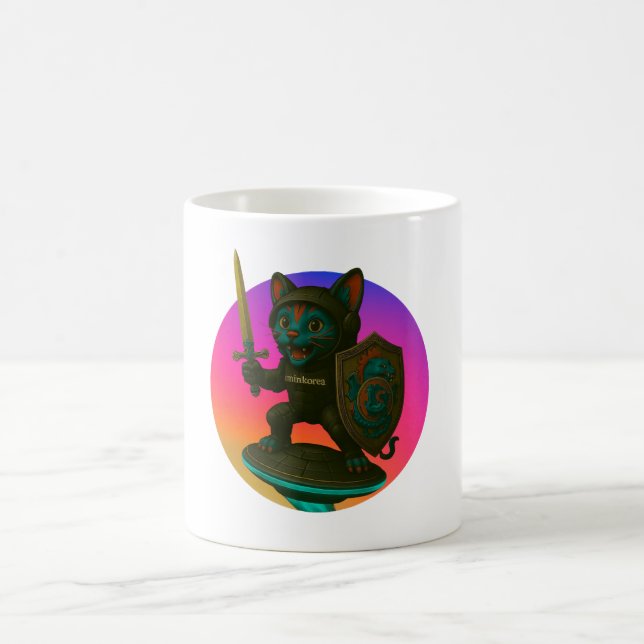 Drachenwache Katzenbecher Kaffeetasse (Mittel)