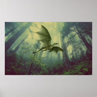 Drachenwald Fantasy Art Poster