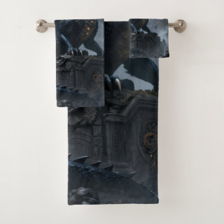 Drachenwelt – Das Reich aus Feuer und Magie Badhandtuch Set