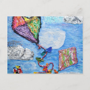 Drachenwolken und Träume Postkarte