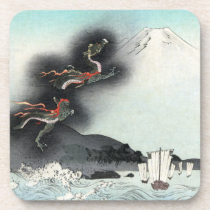 Drachenzorns Seeschlacht um den Fuji, Japan Getränkeuntersetzer