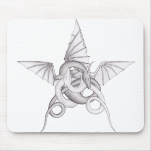 DrachePentagram Mousepad