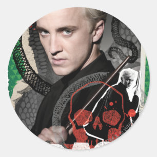 Draco Malfoy 6 Runder Aufkleber