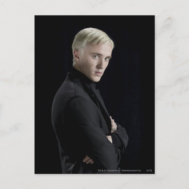 Draco Malfoy Arme gekreuzt Postkarte (Vorderseite)