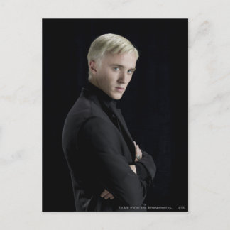 Draco Malfoy Arme gekreuzt Postkarte