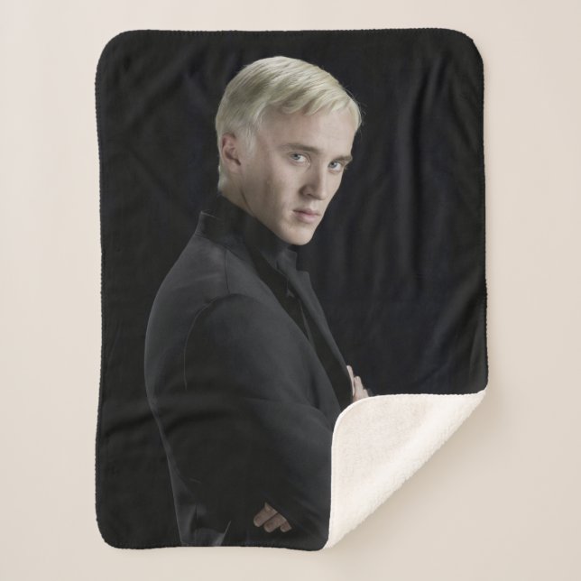 Draco Malfoy Arms Crossed Sherpadecke (Vorderseite)