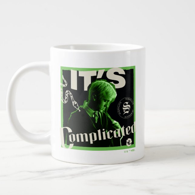 Draco Malfoy - "Es ist kompliziert" Jumbo-Tasse (Links)