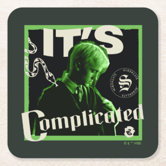 Draco Malfoy - "Es ist kompliziert" Rechteckiger Pappuntersetzer