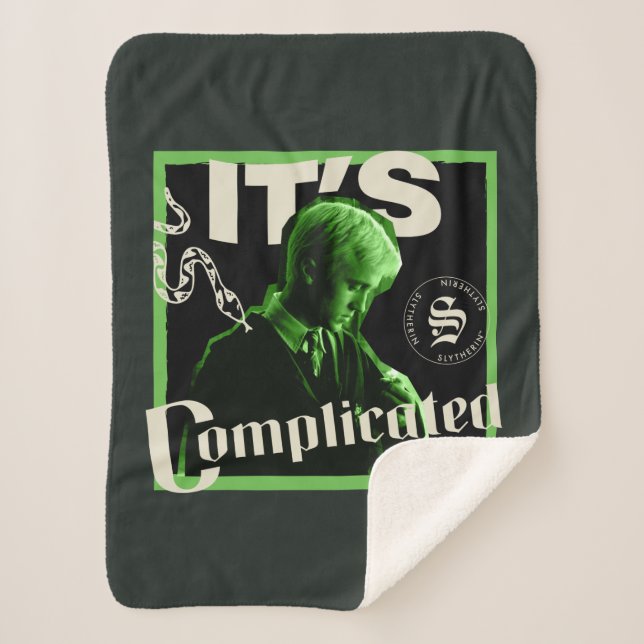 Draco Malfoy - "Es ist kompliziert" Sherpadecke (Vorderseite)