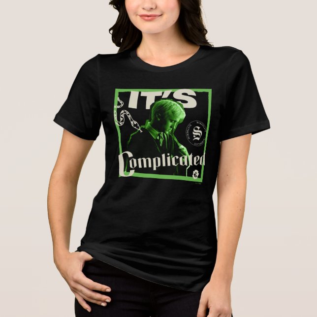 Draco Malfoy - "It's Complicated" Tri-Blend Shirt (Vorderseite)