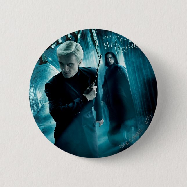 Draco Malfoy und Snape 1 Button (Vorderseite)