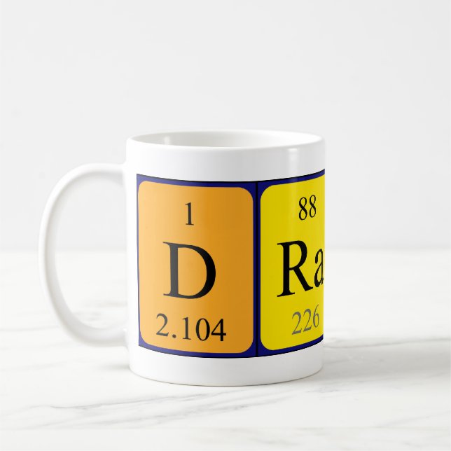 Draco Periodenname Tasse (Links)