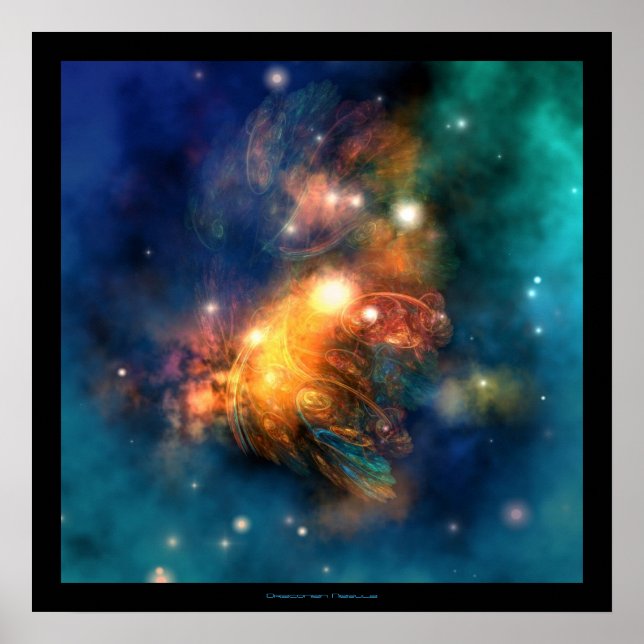 DRACONIAN NEBULA DRUCKEN POSTER (Vorne)