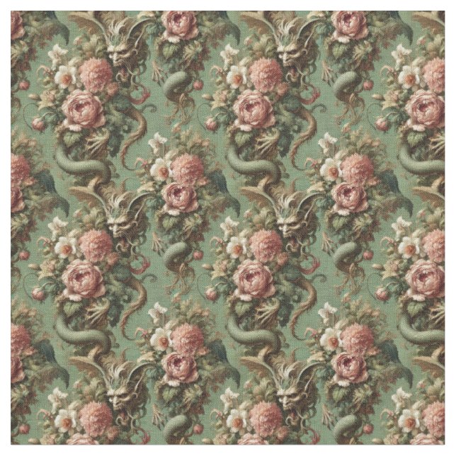 Drac's Finery - Gothic Dense Tile Stoff (Nahaufnahme)
