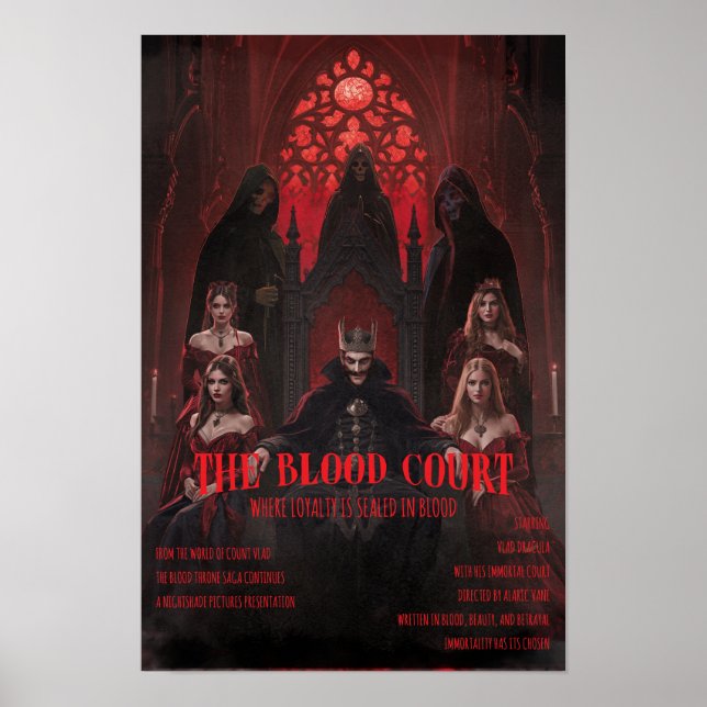 Dracula Blutgericht Gothic Horror Poster (Vorne)