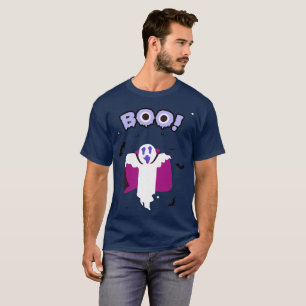 Dracula Boo Navy Blue T - Shirt