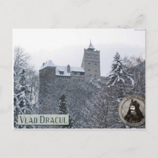 Dracula-Burg, Vintages Foto Postkarte