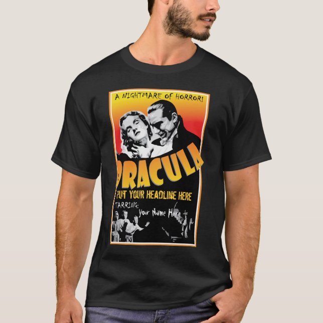 Dracula Classic Horror Film T-Shirt (Vorderseite)