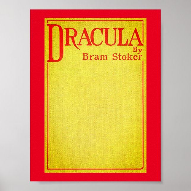 Dracula Cover der ersten Ausgabe Poster (Vorne)