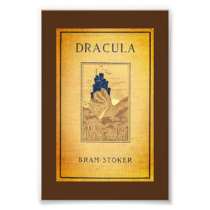 Dracula Cover des ersten amerikanischen Ed. (1899) Fotodruck