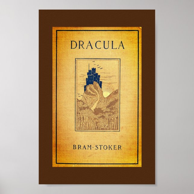 Dracula Cover des ersten amerikanischen Ed. (1899) Poster (Vorne)
