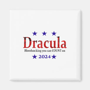 Dracula Election Sign - Funny Halloween und Spaß Magnet