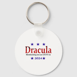 Dracula Election Sign - Funny Halloween und Spaß Schlüsselanhänger