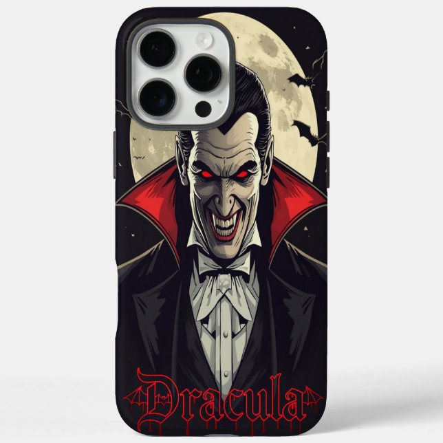 Dracula Gothic Horror Halloween Case-Mate iPhone Hülle (Rückseite)