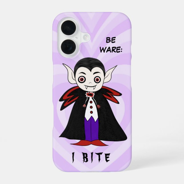 Dracula iPhone 16 Hülle (Rückseite)