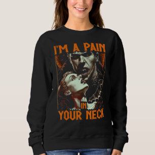 Dracula ist ein Schmerz im Neck, gotische Emo Girl Sweatshirt