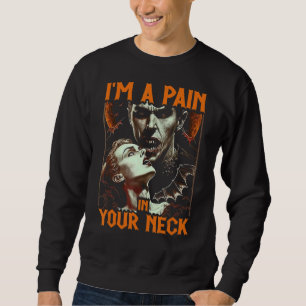 Dracula ist ein Schmerz im Neck, gotische Emo Girl Sweatshirt