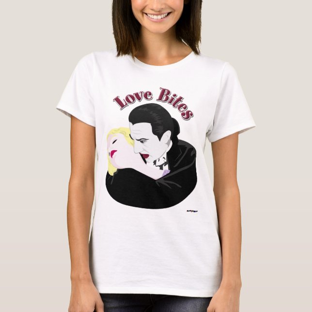 Dracula, Liebe Bites T-Shirt (Vorderseite)