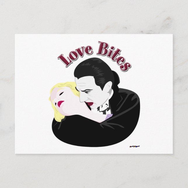 Dracula, Love Bites Postkarte (Vorderseite)